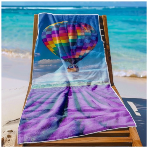 Ręcznik Plażowy Kąpielowy XXL 100x180 Balon Szybkoschnący R122