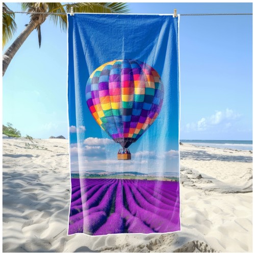 Ręcznik Plażowy Kąpielowy XXL 100x180 Balon Szybkoschnący R122