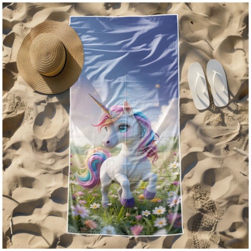 Ręcznik Plażowy Kąpielowy XXL 100x180 Unicorn Szybkoschnący R107