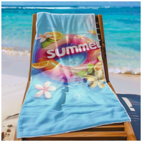 Ręcznik Plażowy Kąpielowy XL 70x140 Summer Szybkoschnący R135