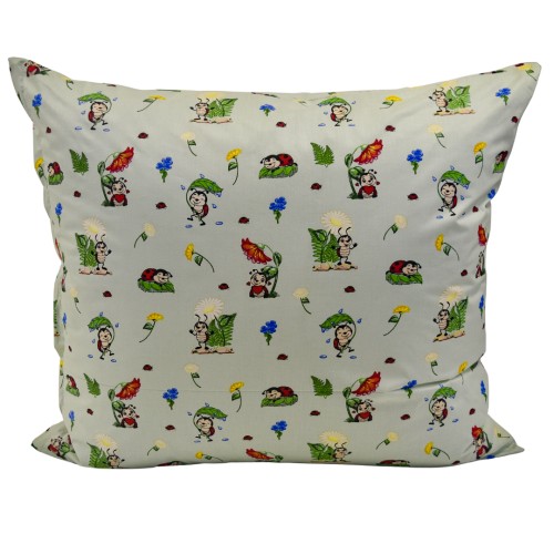 Komplet Pościeli Dziecięcej 120x160 + 70x80 Biedronki Seledyn