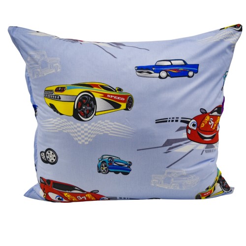 Komplet Pościeli Dziecięcej 120x160 + 70x80 Auta Cars Niebieskie