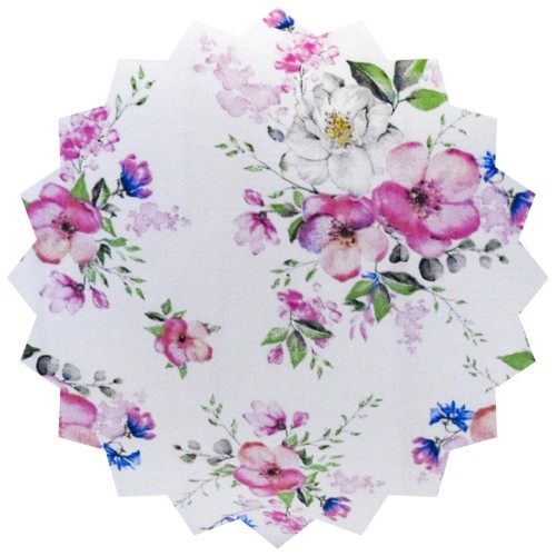 Komplet Pościeli Dziecięcej 100x135 + 50x60 Wiosna Jabłonka Biała