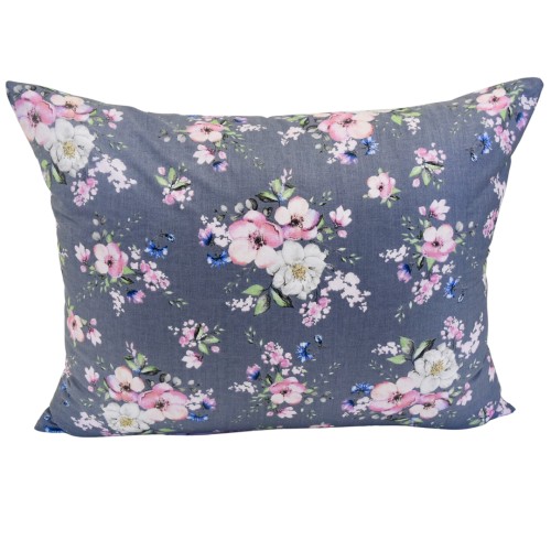 Komplet Pościeli Dziecięcej 100x135 + 50x60 Wiosna Jabłonka Szara