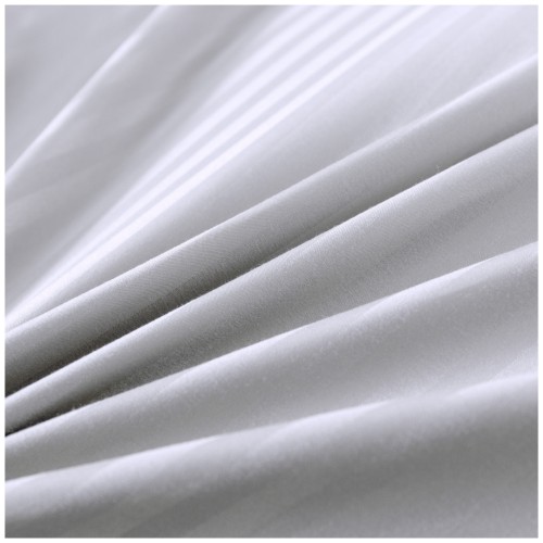 Pościel Z Lamówką 220x200 2x70x80 Silver Adamaszkowa Pasy 1Cm