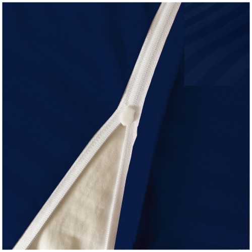 Pościel Z Lamówką 220x200 2x70x80 Chaber Adamaszkowa Pasy 1Cm