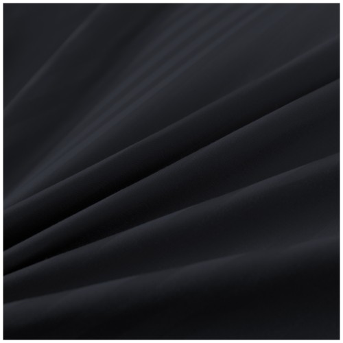 Pościel Z Lamówką 160x200 2x70x80 Czarna Adamaszkowa Pasy 1Cm