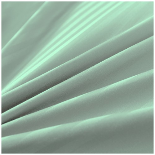 Pościel Z Lamówką 140x200 1x70x80 Miętowa Adamaszkowa Pasy 1Cm