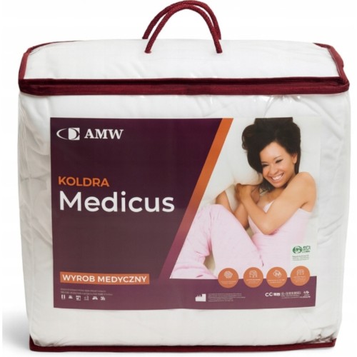 Kołdra 140x200 MEDICUS Antyalergiczna Medyczna Pikowana Całoroczna