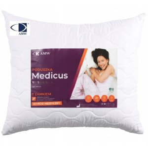 Poduszka 70x80 MEDICUS Z Zamkiem Antyalergiczna Medyczna