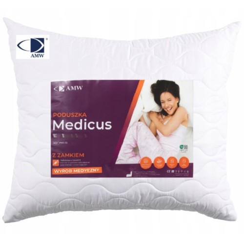 Poduszka 50x70 MEDICUS Z Zamkiem Antyalergiczna Medyczna