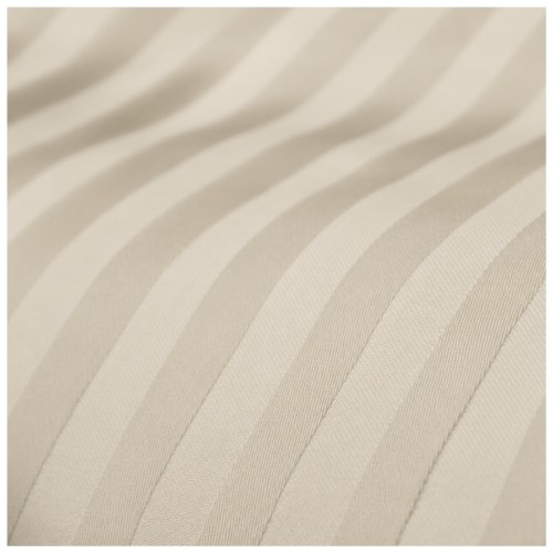 Komplet Pościeli Adamaszek  140x200 + 2 x 50x70 Champagne Zamek Pasy 1 Cm