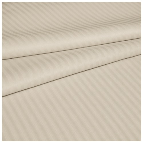 Komplet Pościeli Adamaszek  140x200 + 2 x 70x80 Champagne Zamek Pasy 1 Cm