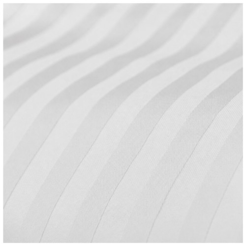 Komplet Pościeli Adamaszek  140x200 + 1 x 70x80 Silver Zamek Pasy 1 Cm