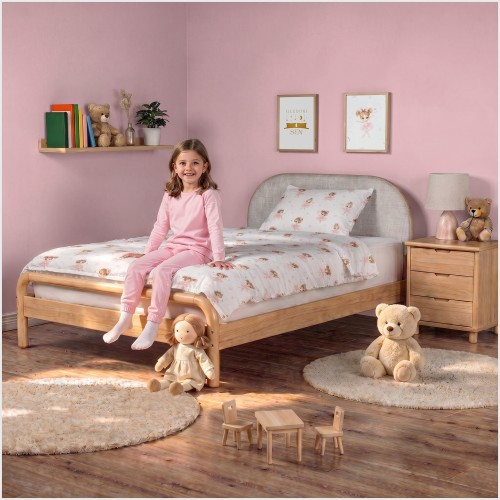 Komplet Pościeli Dziecięcej 100x160 + 40x60 Baletnice Róż