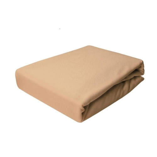 Prześcieradło JERSEY Z Gumką 120x200 Beżowy