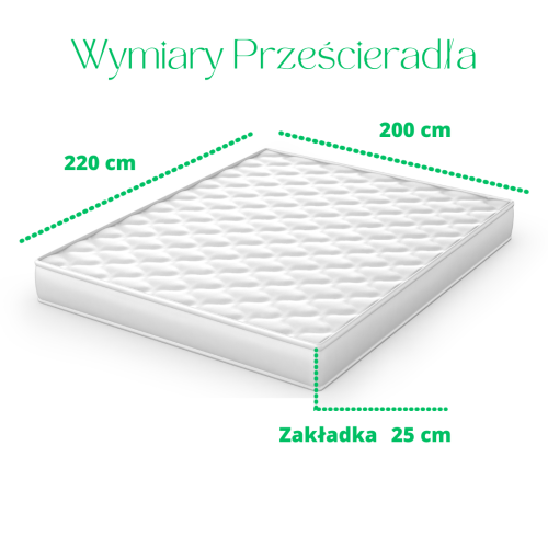 Prześcieradło JERSEY Z Gumką 200x220 Czerwony