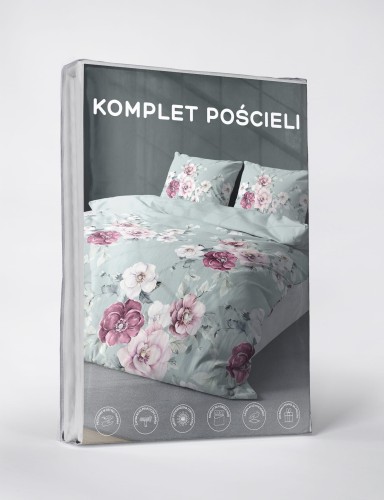 Pościel Satynowa Mikrowłókno 100% Poliester 200x220 4614B