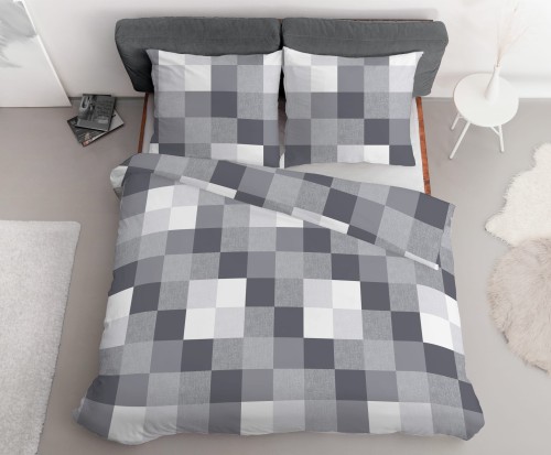 Pościel Satynowa Mikrowłókno 100% Poliester 200x220 4615A