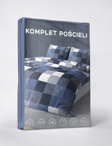 Pościel Satynowa Mikrowłókno 100% Poliester 200x220 4615B