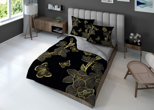 Pościel Satynowa z Mikrowłókna 100% Poliester 160x200 4358A