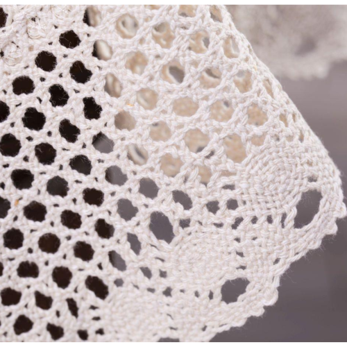 Obrus Szydełkowy Bawełna 140x220 Ecru