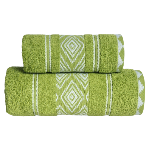 Ręcznik Azteka 70x130 Zielony