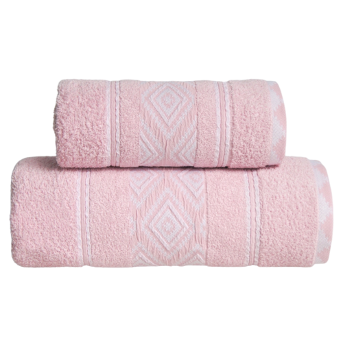 Ręcznik Azteka 70x130 Różany