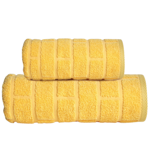 Ręcznik Brick 70x140 Żółty